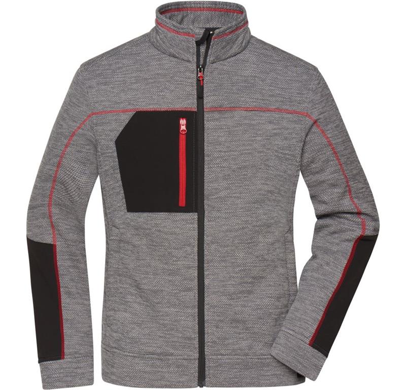 Ladies' Knitted Fleece Jacket JN 1817
