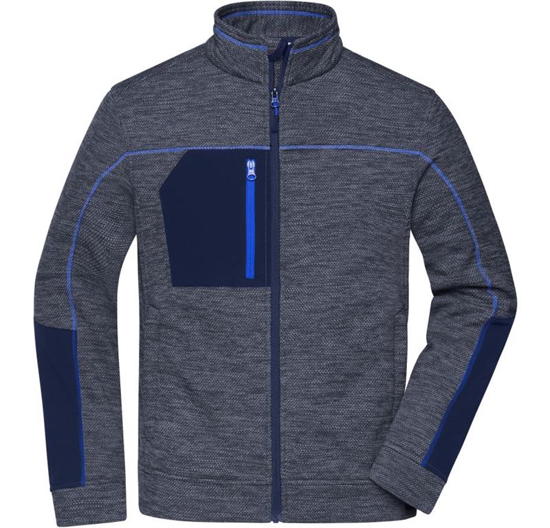 Herren Strickfleece Jacke JN 1818