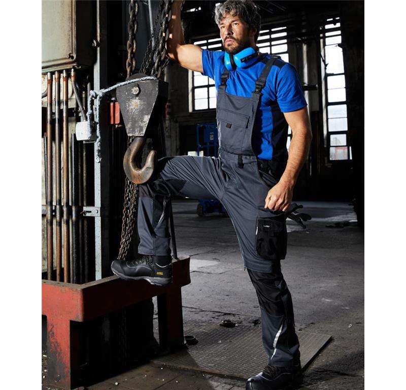 Workwear Pants with Bib - Strong JN 1833