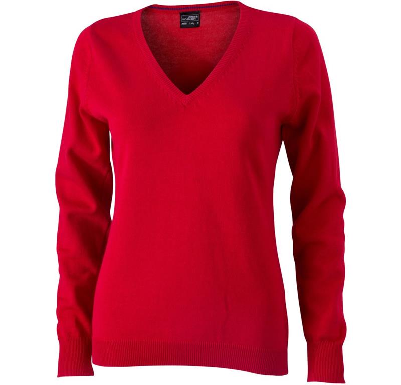 Ladies' V-Neck Pullover JN 658