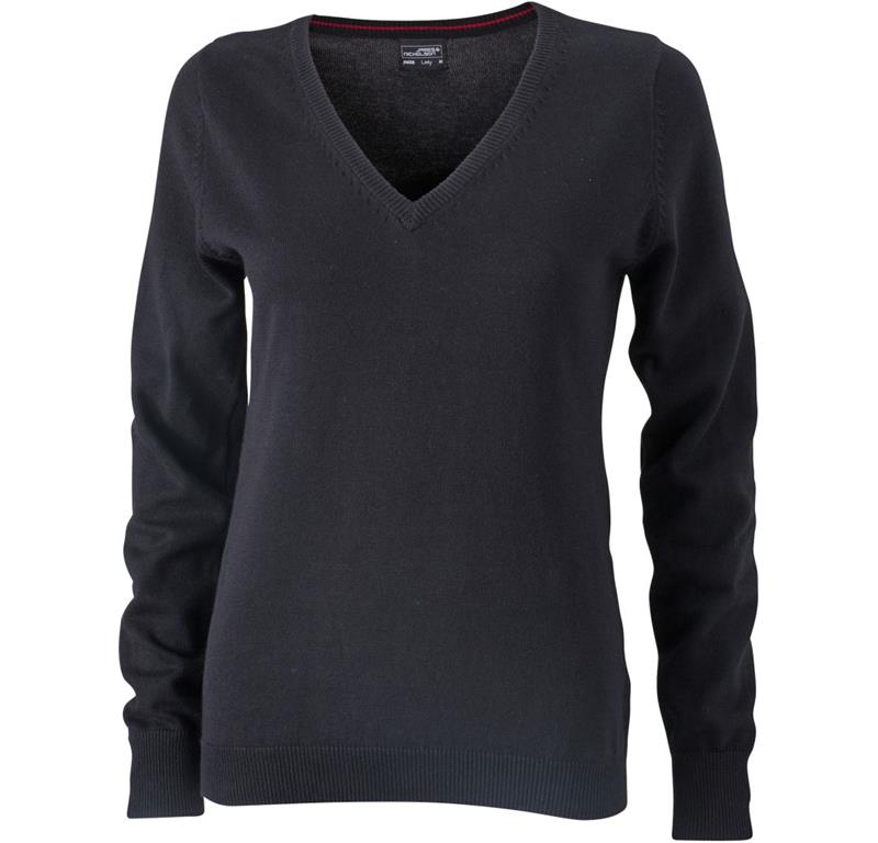 Damen V-Ausschnitt Pullover JN 658