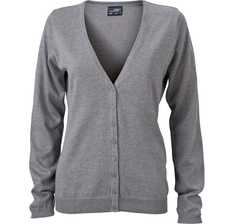Ladies' V-Neck Cardigan JN 660