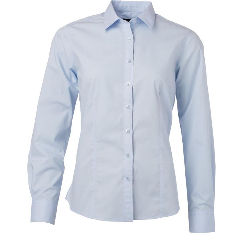 Popeline Bluse langarm JN 677