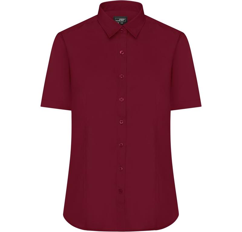 Popeline Bluse kurzarm JN 679