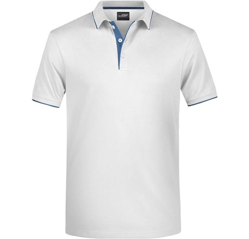 Men's Piqué Polo Stripe JN 728