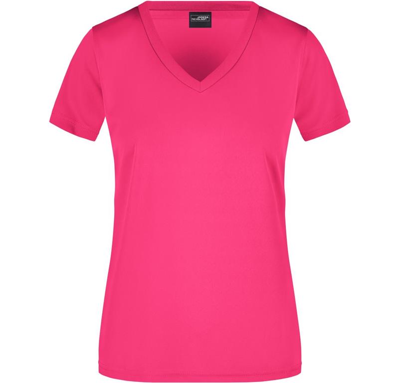 Ladies' V-Neck Sport T-Shirt JN 735