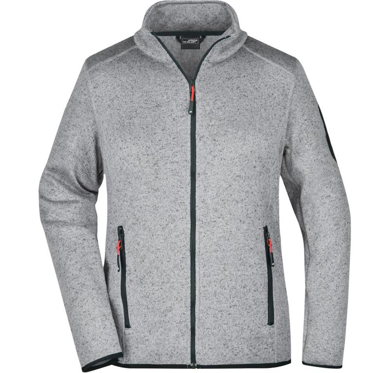 Ladies' Knitted Fleece Jacket JN 761