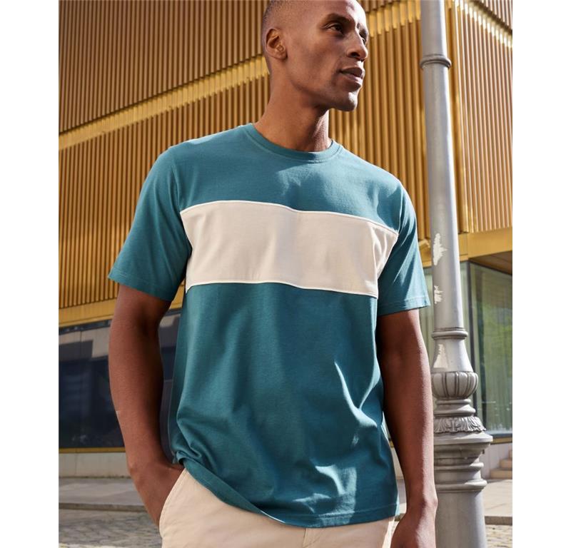 Organic T-Shirt "Colour-Block" Daiber |