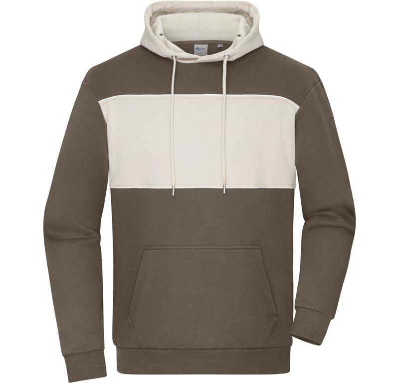 Bio Kapuzen Sweater "Colour-Block" Daibe