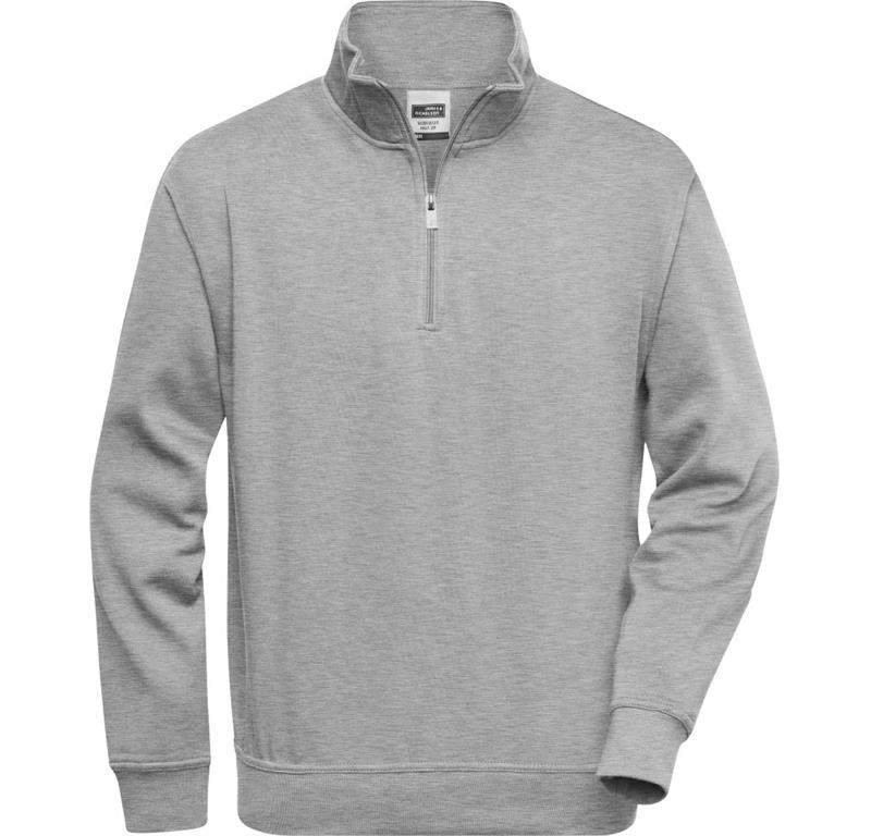 Workwear Sweater mit 1/2 Zip JN 831