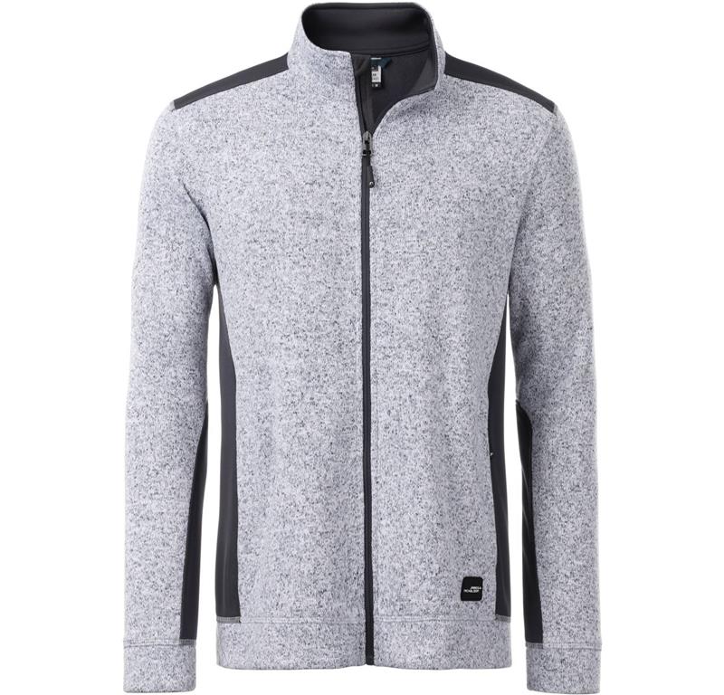 Herren Workwear Strickfleece Jacke - Str