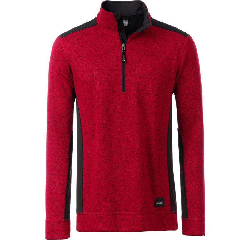 Herren Workwear Strickfleece 1/2 Zip - S