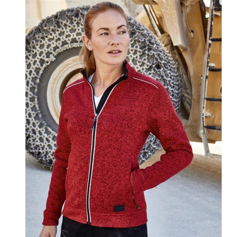 Ladies' Workwear Knitted Fleece Jacket -