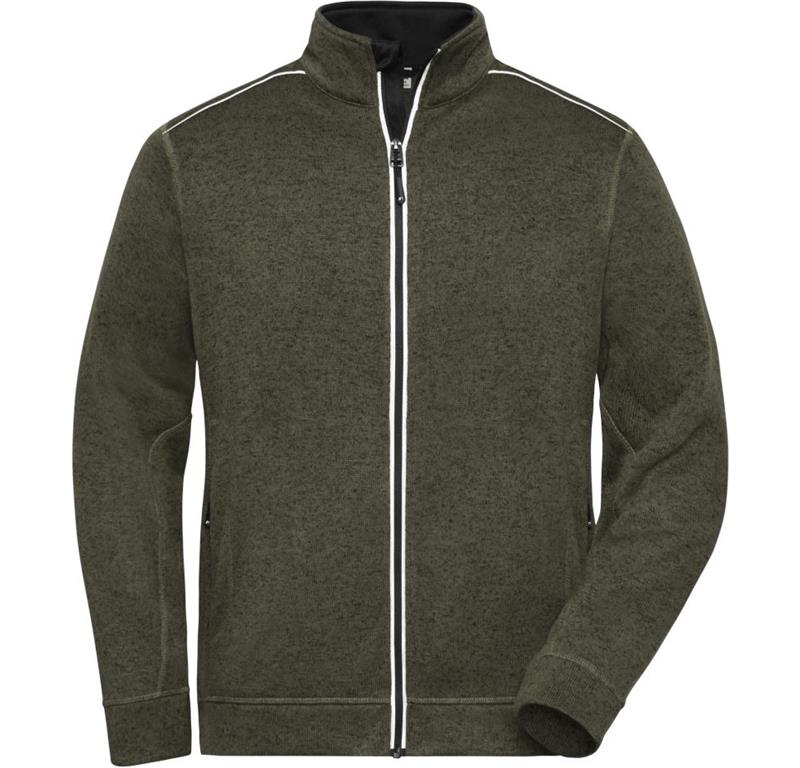 Men's Workwear Knitted Fleece Jacket - S