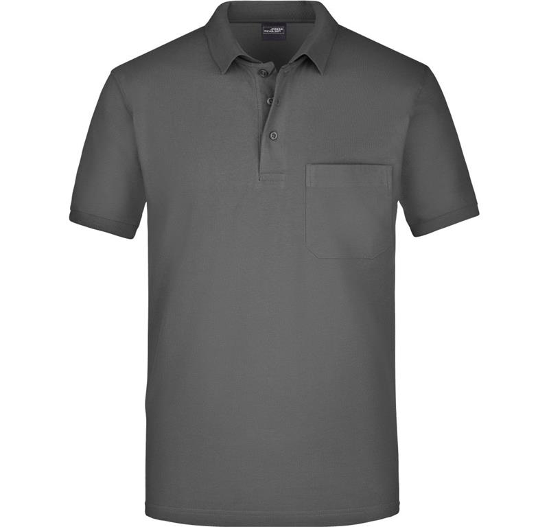 Piqué Polo mit Brusttasche JN 922