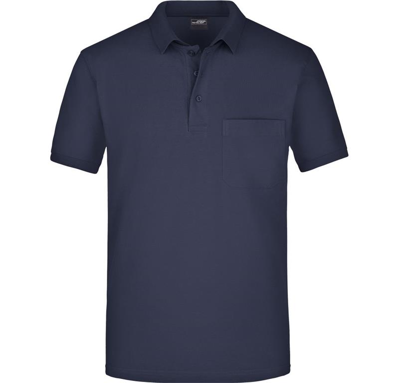 Piqué Polo mit Brusttasche JN 922