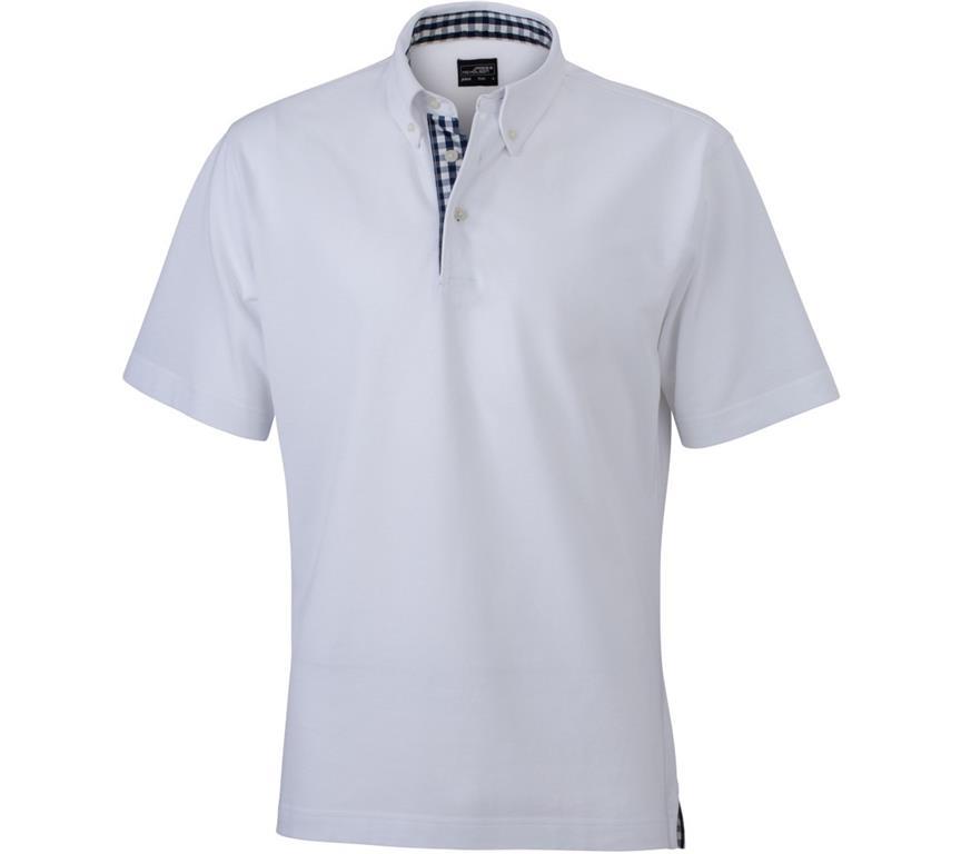 Moška polo majica - karo vzorec JN 964