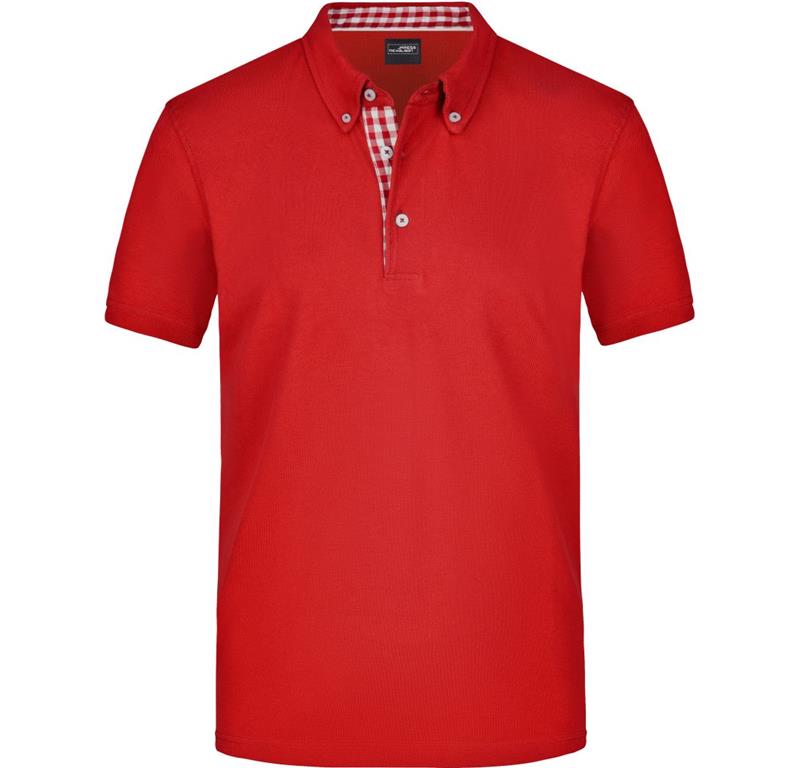 Moška polo majica - karo vzorec JN 964
