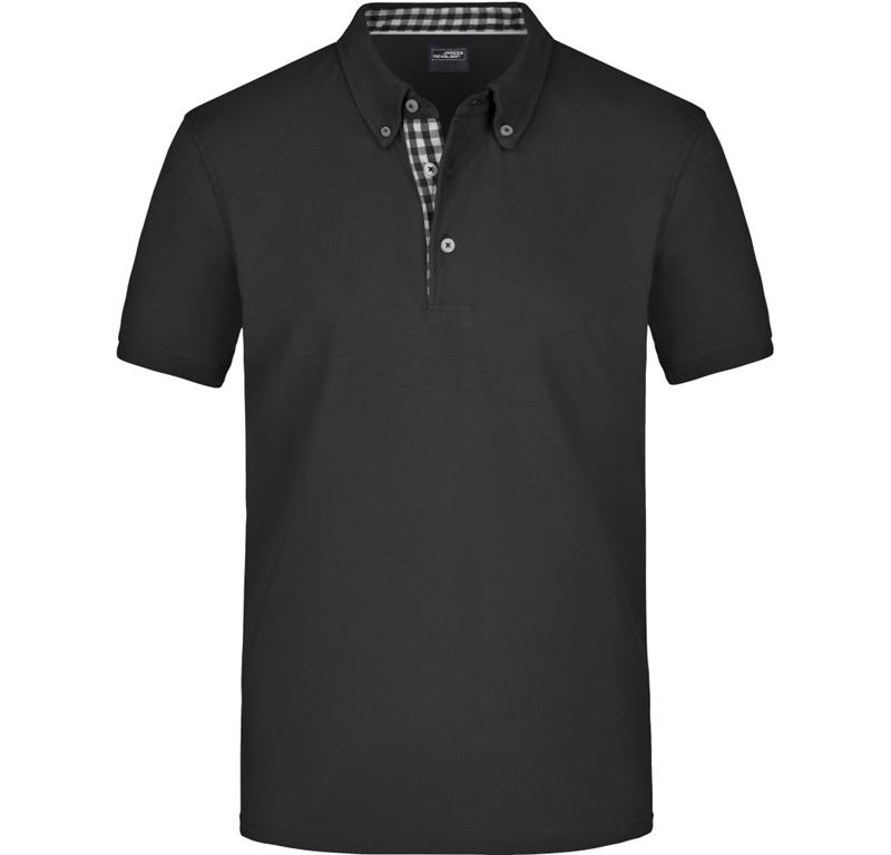 Herren Button-Down Piqué Polo JN 964