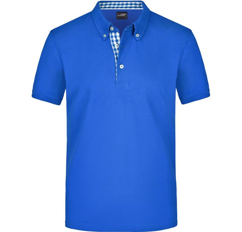 Moška polo majica - karo vzorec JN 964