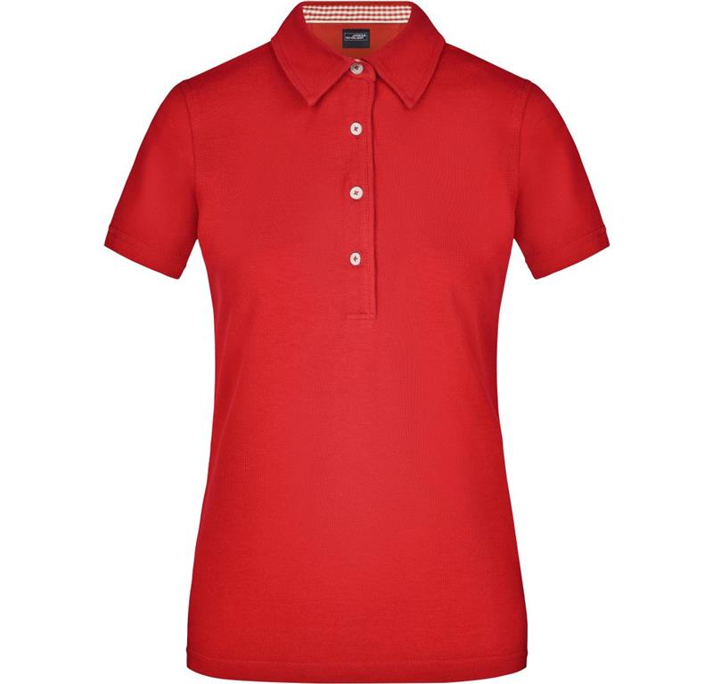 Ženska polo majica - karo vzorec JN 969