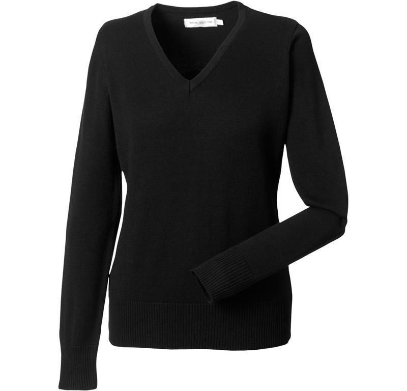 Russell | 710F Ladies' V-Neck Knitted Pu