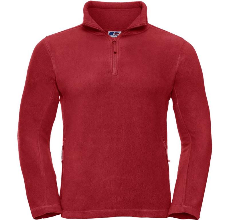 Fleece Pullover mit 1/4 Zip 874M