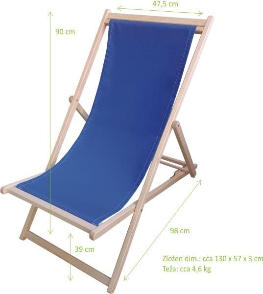 KLASIČNI ležalnik L