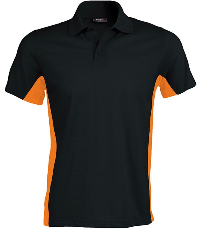 Bicolour Polo "Flag" K232