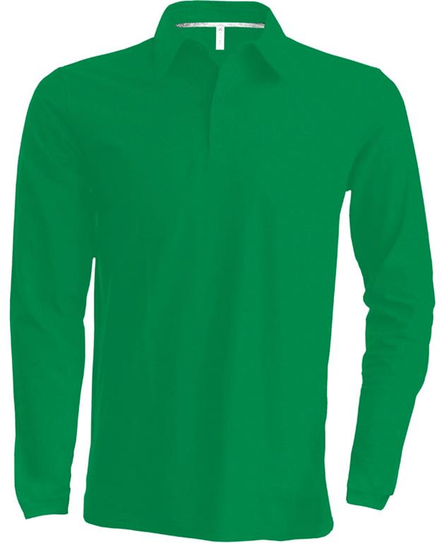 Herren Piqué Polo langarm K243
