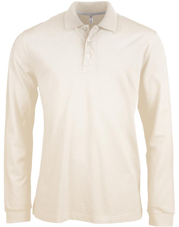 Herren Piqué Polo langarm K243