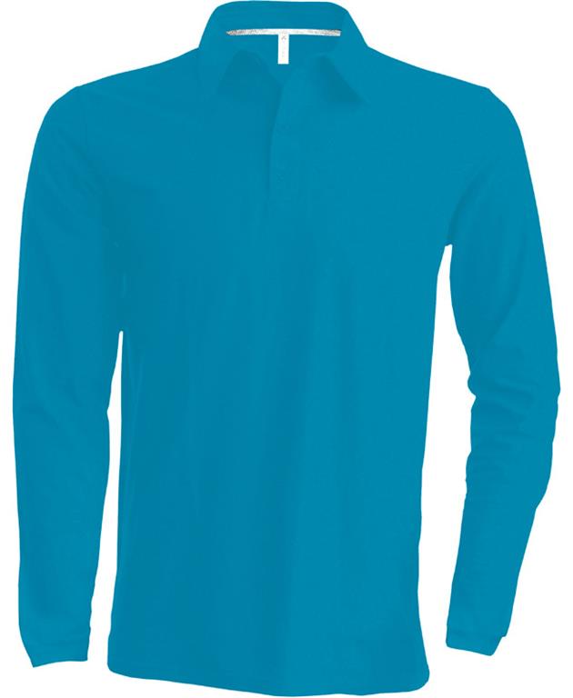 Men's Piqué Polo longsleeve K243