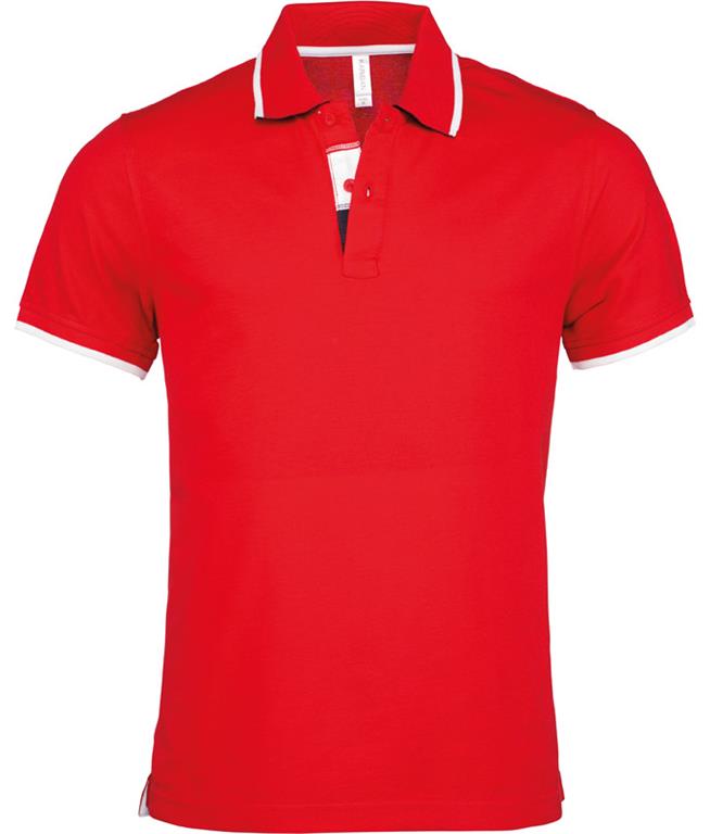 Men's Contrast Piqué Polo K245