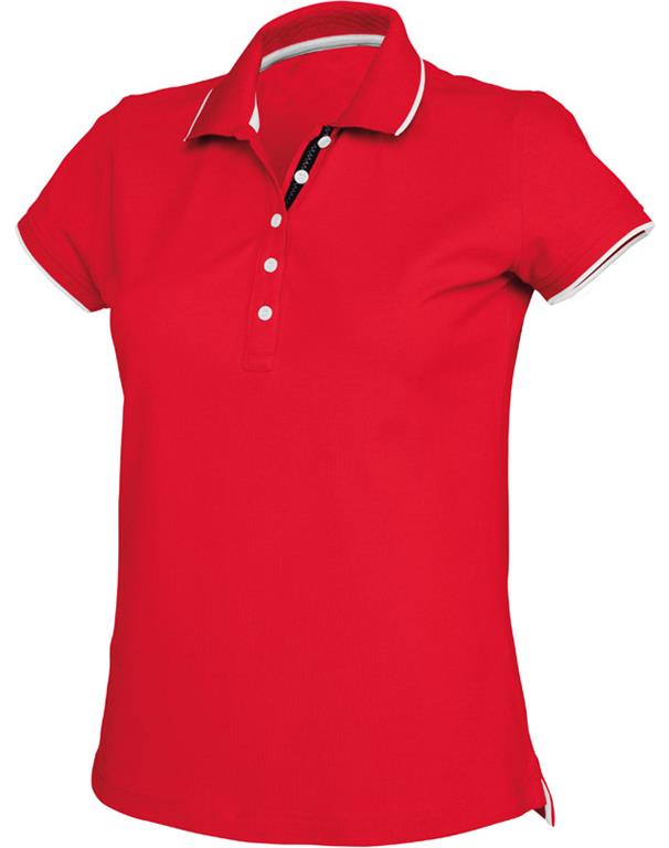 Ladies' Contrast Piqué Polo K252