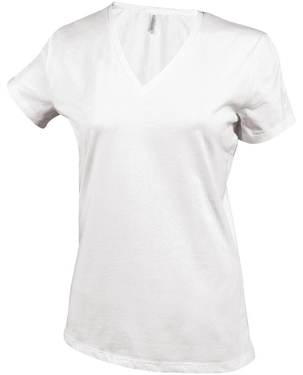 Damen V-Neck T-Shirt K381
