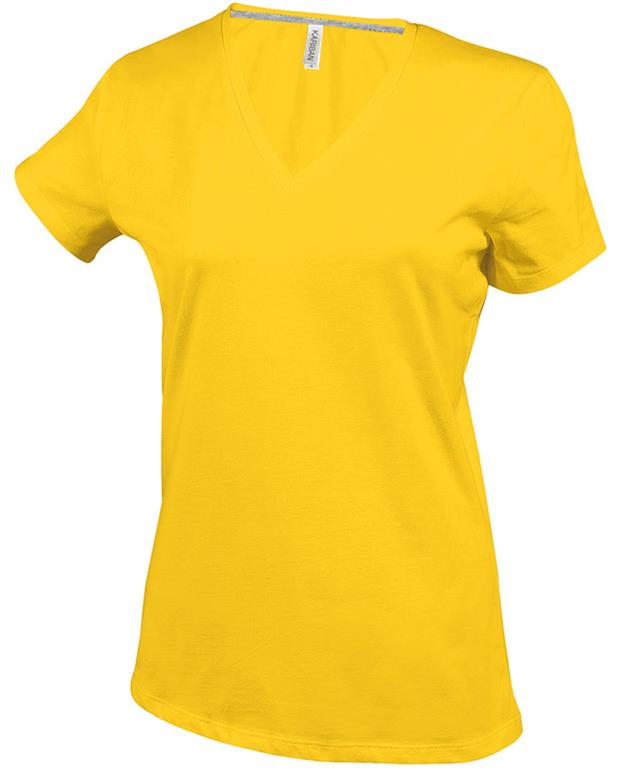 Damen V-Neck T-Shirt K381