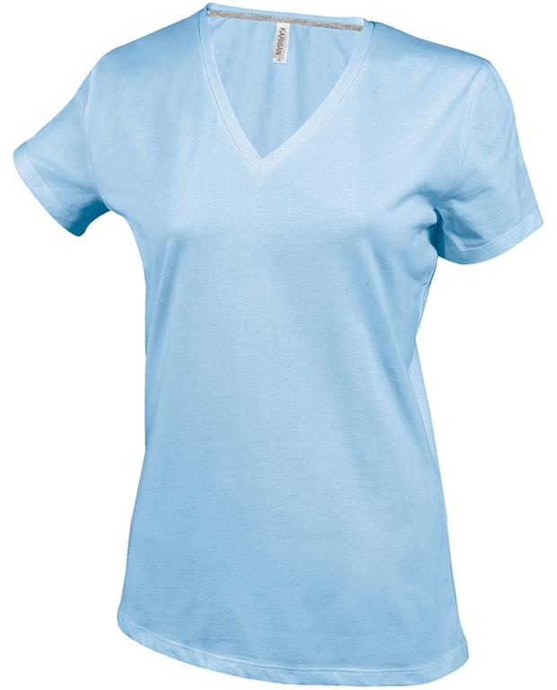 Damen V-Neck T-Shirt K381