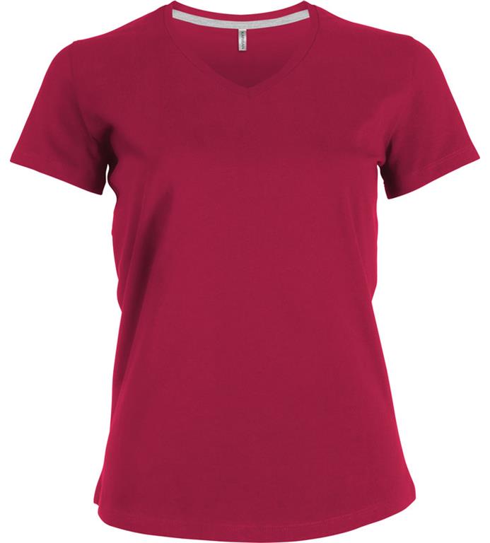 Damen V-Neck T-Shirt K381