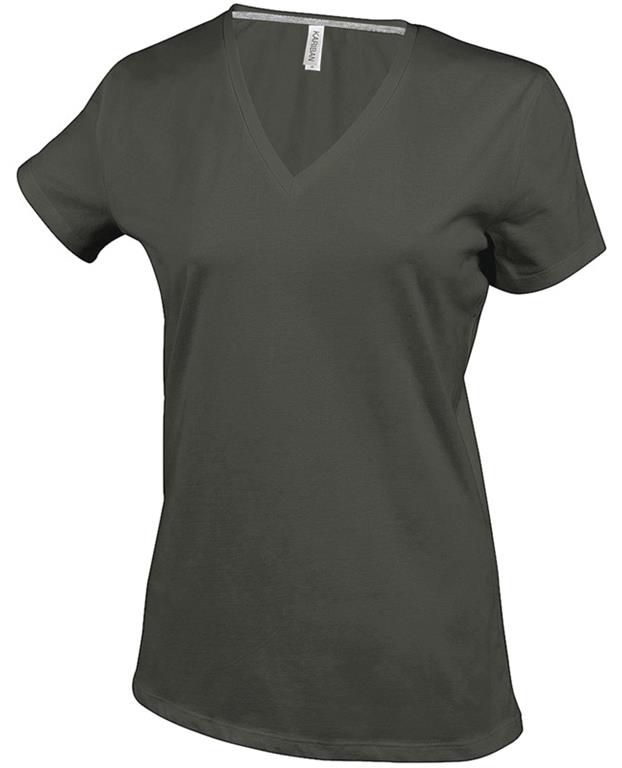 Damen V-Neck T-Shirt K381