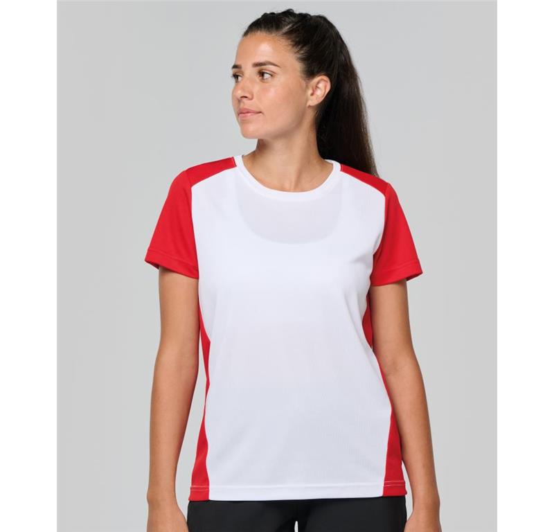 Damen Kontrast Sport Shirt Kariban ProAc