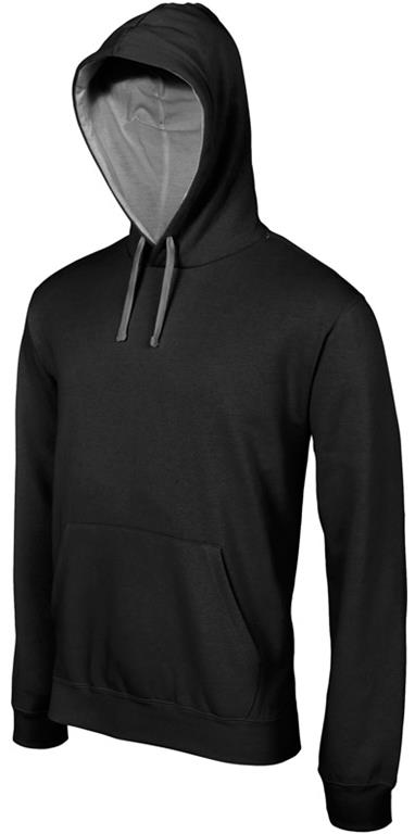 Contrast Hooded Sweatshirt K446