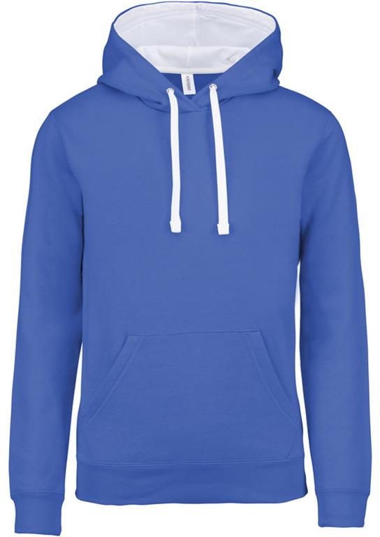 Contrast Hooded Sweatshirt K446