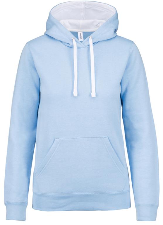 Ladies' 2-tone Hooded Sweat K465