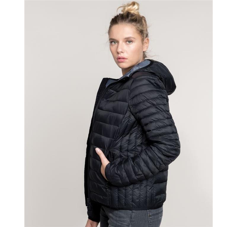 Leichte Damen Kapuzen Steppjacke K6111
