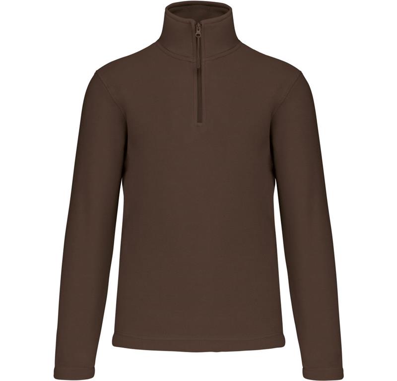 Microfleece Pullover mit 1/4 Zip "Enzo"