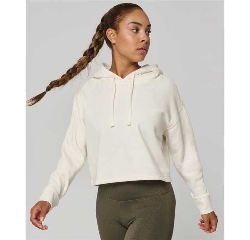 Ženski crop pulover s kapuco PA 396