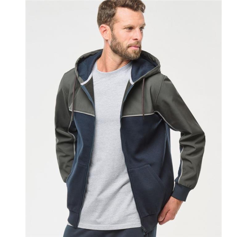 Hooded Workwear Sweat Jacket WK410