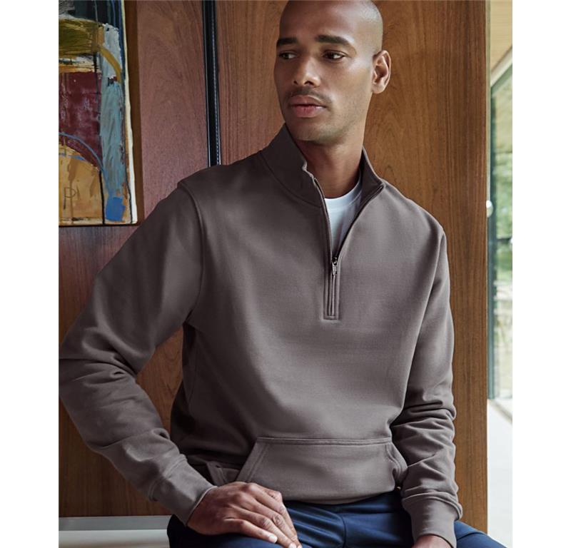 Piqué Sweater with 1/4 Zip KK 339