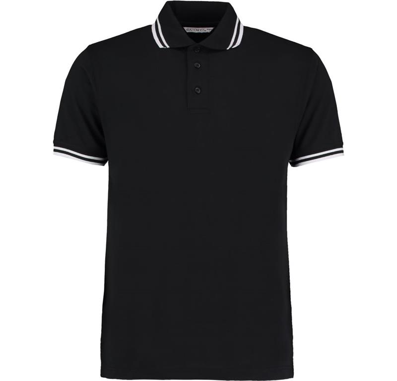 Herren Kontrast Piqué Polo KK 409