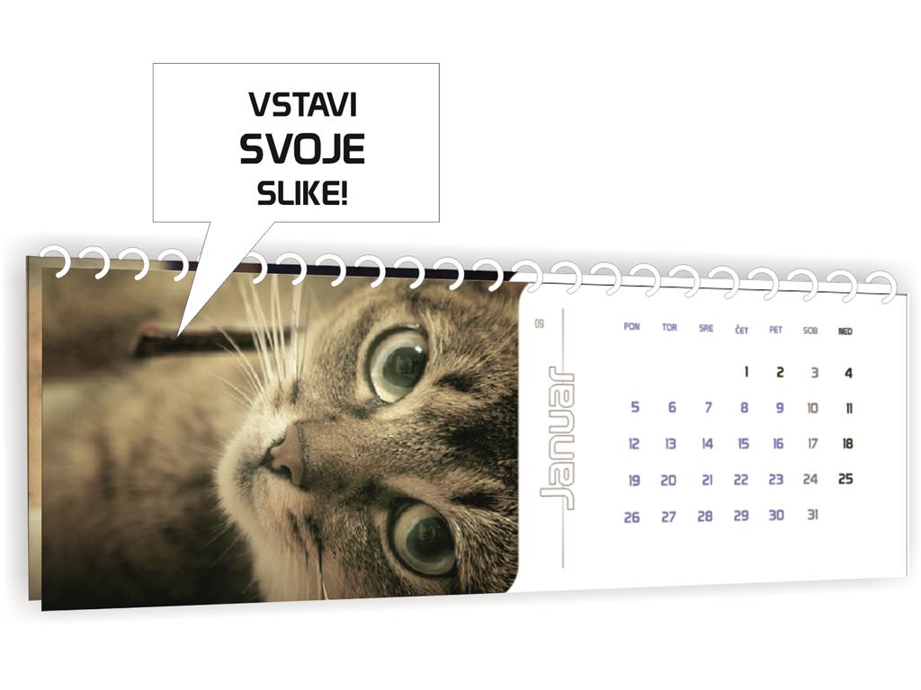 Personalized desktop calendar, 002